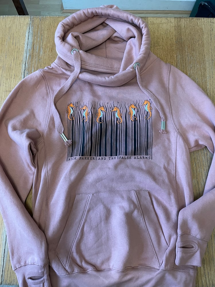 Image of Seahorse Cross Neck Hoodies