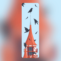 Marque-page Corbeaux