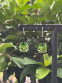 Image 3 of Stardew Valley Junimo Beaded Earrings