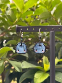 Image 4 of Stardew Valley Junimo Beaded Earrings