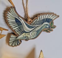Image 2 of Wooden Dove decoration 