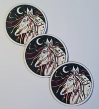 Image 3 of Mari Lwyd - vinyl fridge magnet