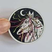 Image 2 of Mari Lwyd - vinyl fridge magnet