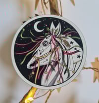 Image 1 of Mari Lwyd - vinyl fridge magnet