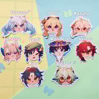 Image 2 of Genshin Impact Anemo Stickers