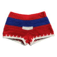 Image 1 of Haitian Flag Beach Shorts
