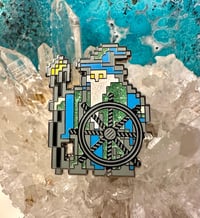 Image 3 of Ice Wizard Enamel Pin