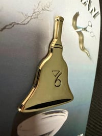 Image 3 of Gladys's Golden Bell Enamel Pin