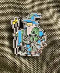 Image 4 of Ice Wizard Enamel Pin