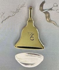 Image 4 of Gladys's Golden Bell Enamel Pin