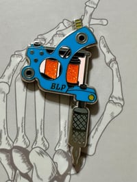 Image 5 of Tattoo Machine Enamel Pin BLP!