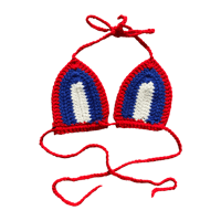 Image 1 of Haitian Flag Bikini Top 