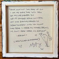 Image 2 of Jerry Garcia Painting w/Adrian Lyrics