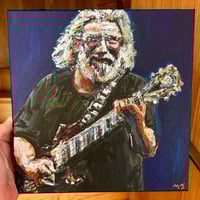 Image 1 of Jerry Garcia Painting w/Adrian Lyrics