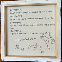 Image 2 of Butterfly Painting w/Lyrics