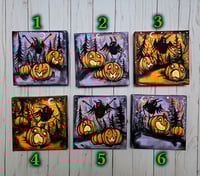 Image 2 of Mothman Pumpkin Canvases