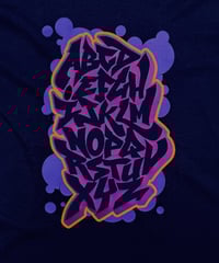 Image 5 of Simple Graffiti Alphabet - 100% Organic Cotton, Eco, Sustainable Tee Shirt