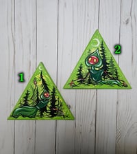 Image 2 of Flatwoods Monster Triangle Canvas