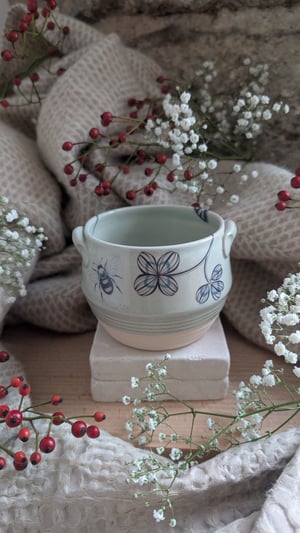 Image of Stoneware Plant Pot E80