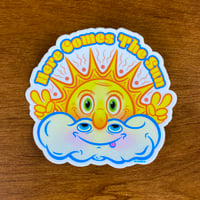 Image 1 of Here Comes The Sun Vinyl Sticker