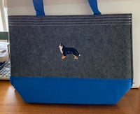 Image 1 of Medium Felt Tote Bag with Berner Embroidery