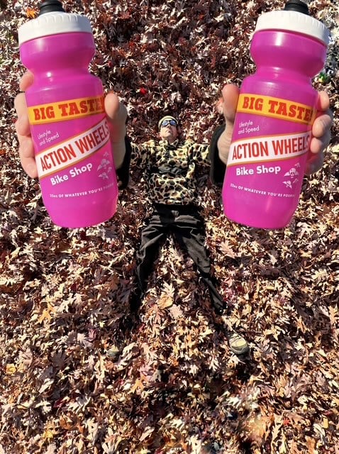 Image of Action Wheels BIG TASTE 22oz Purist Bottle (PINK)