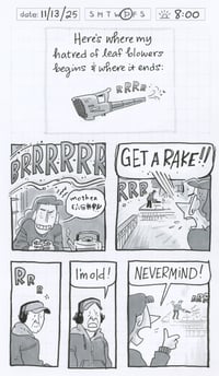 NEW!! Daily Comic 11/13: Leaf Blowers
