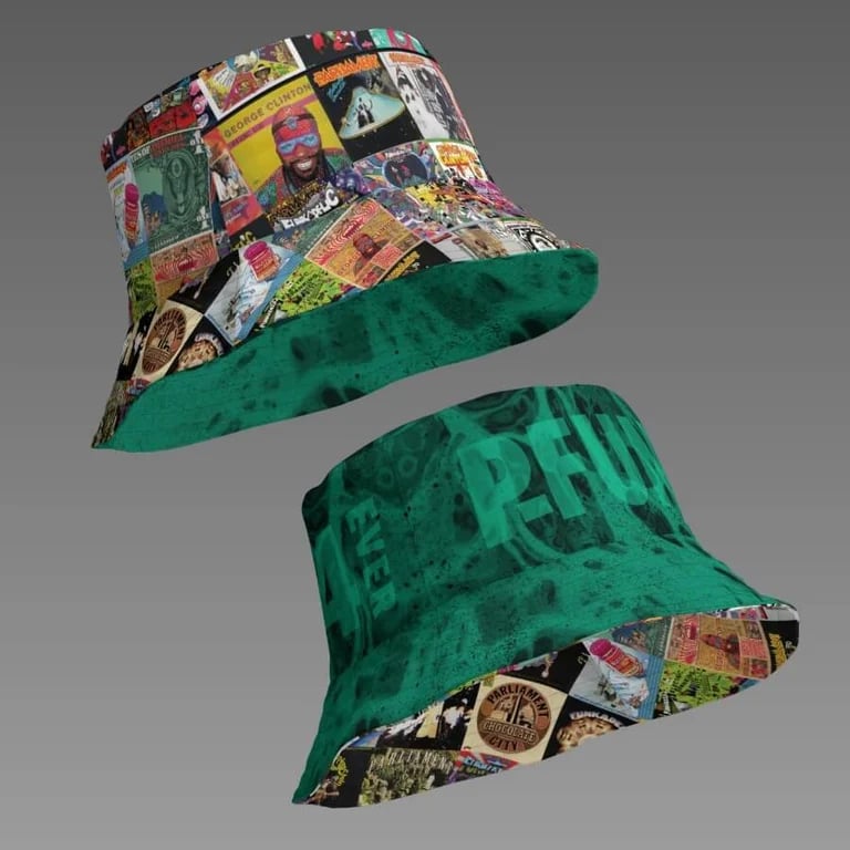 Image of Bucket Hat "Multi-Album Covers" - Reversible (v2)