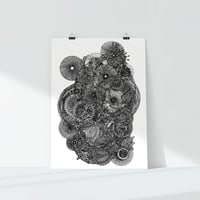 Spirographic 008, 11x17 print, signed