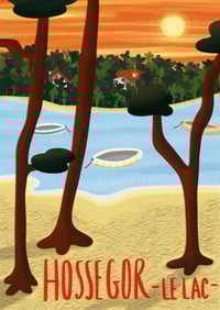 Affiche Lac d'Hossegor