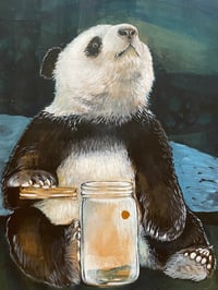 Image 5 of EMILY COLLECTION - Panda Lightbringer Painting