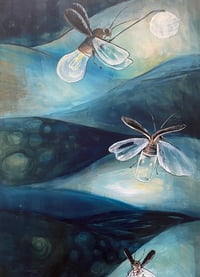 Image 3 of EMILY COLLECTION - Panda Lightbringer Painting