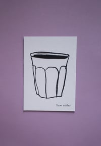 Image 1 of Team Napoli •• Postkarte »Becher«