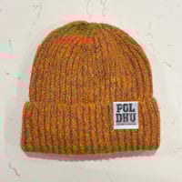 POLDHU BRUSHED YARN BEANIE - PUMPKIN