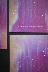 Image 5 of 2026 steht in den Sternen •• Postkarte