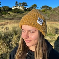 Image 2 of POLDHU BRUSHED YARN BEANIE - MUSTARD