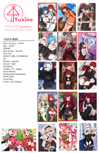 Image 1 of 11 x 17" POSTERS