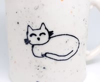 Image 3 of Speckle Cat Mug #3