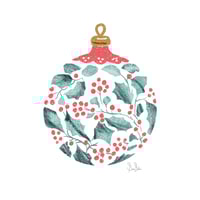 Image 4 of Hand-Drawn Christmas Ornament Card