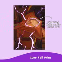 Cyno Holographic Foil Print