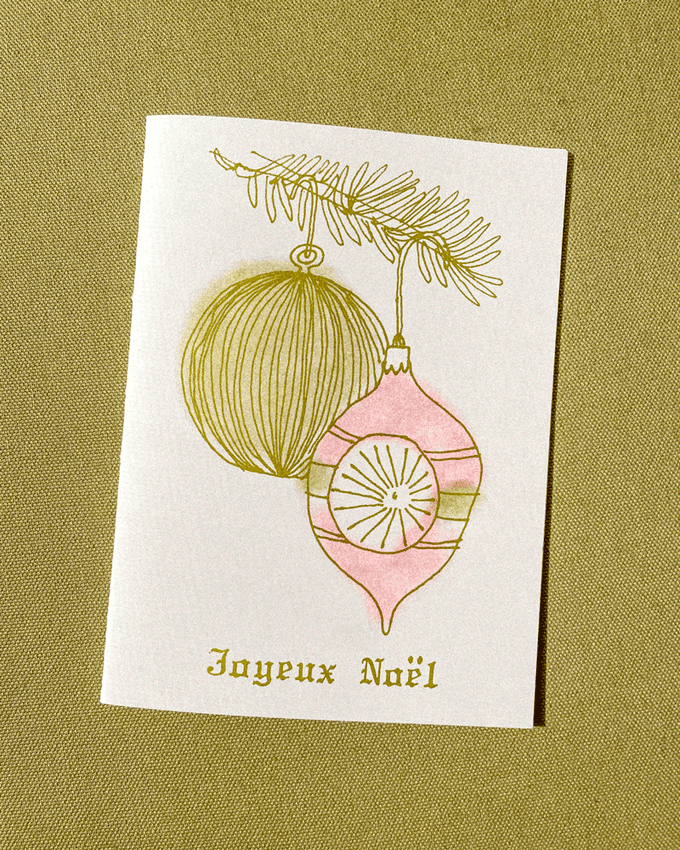 Image of Joyeux Noel Holiday Cards - Set of 6