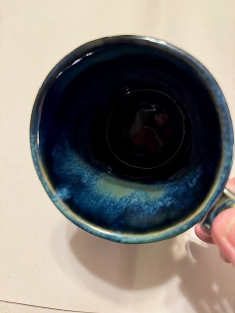 Image of Black Mug with Depth