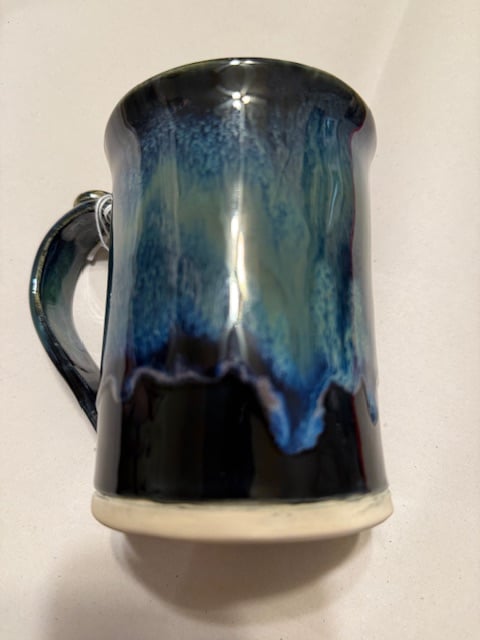 Image of Black Mug with Depth