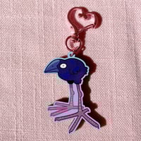 Baby Pukeko Wood Keychain