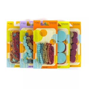 Image of NEW!  3/8" Pre-Cut Wool Circles by Wonderfil Specialty Threads & Sue Spargo