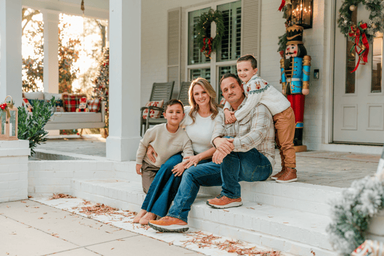 Image of Christmas Front Porch