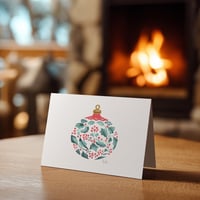 Image 5 of Hand-Drawn Christmas Ornament Card