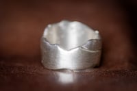 Image 4 of 'sidelight' - Recycled silver and 9ct ring with Topaz, sapphire, diamond and ruby