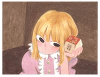 Alice - Small Pencil Illustration