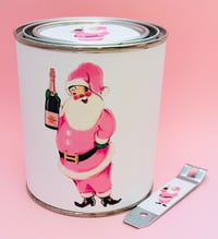 White Santa Candle set